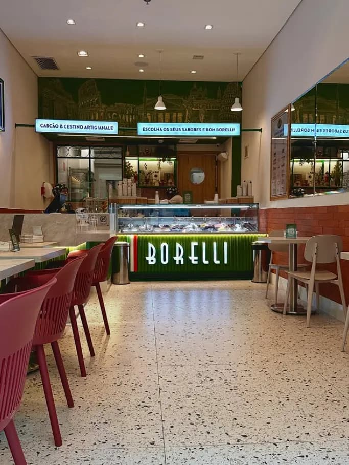 Gelateria Dolce Vita ice cream in Alphaville, SP