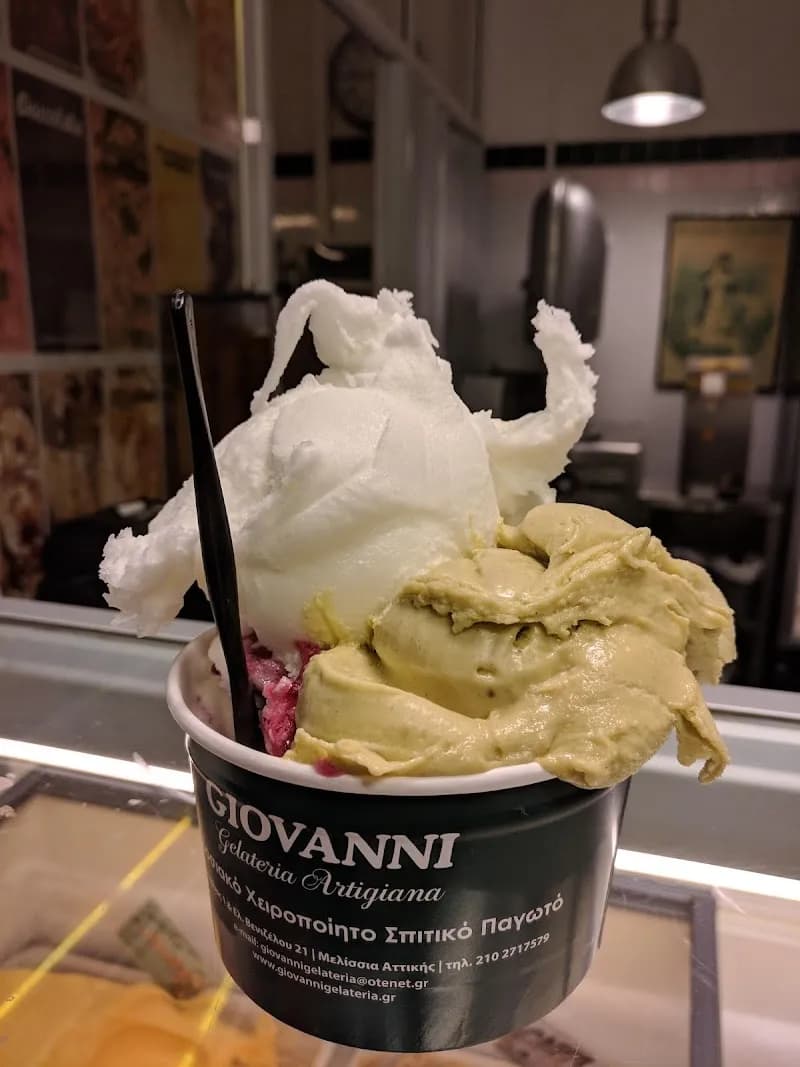 View of Gelateria Melissia in Melissia, AT