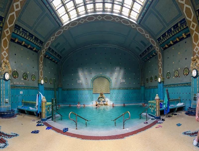 View of Gellért Thermal Bath in Budapest, BUD
