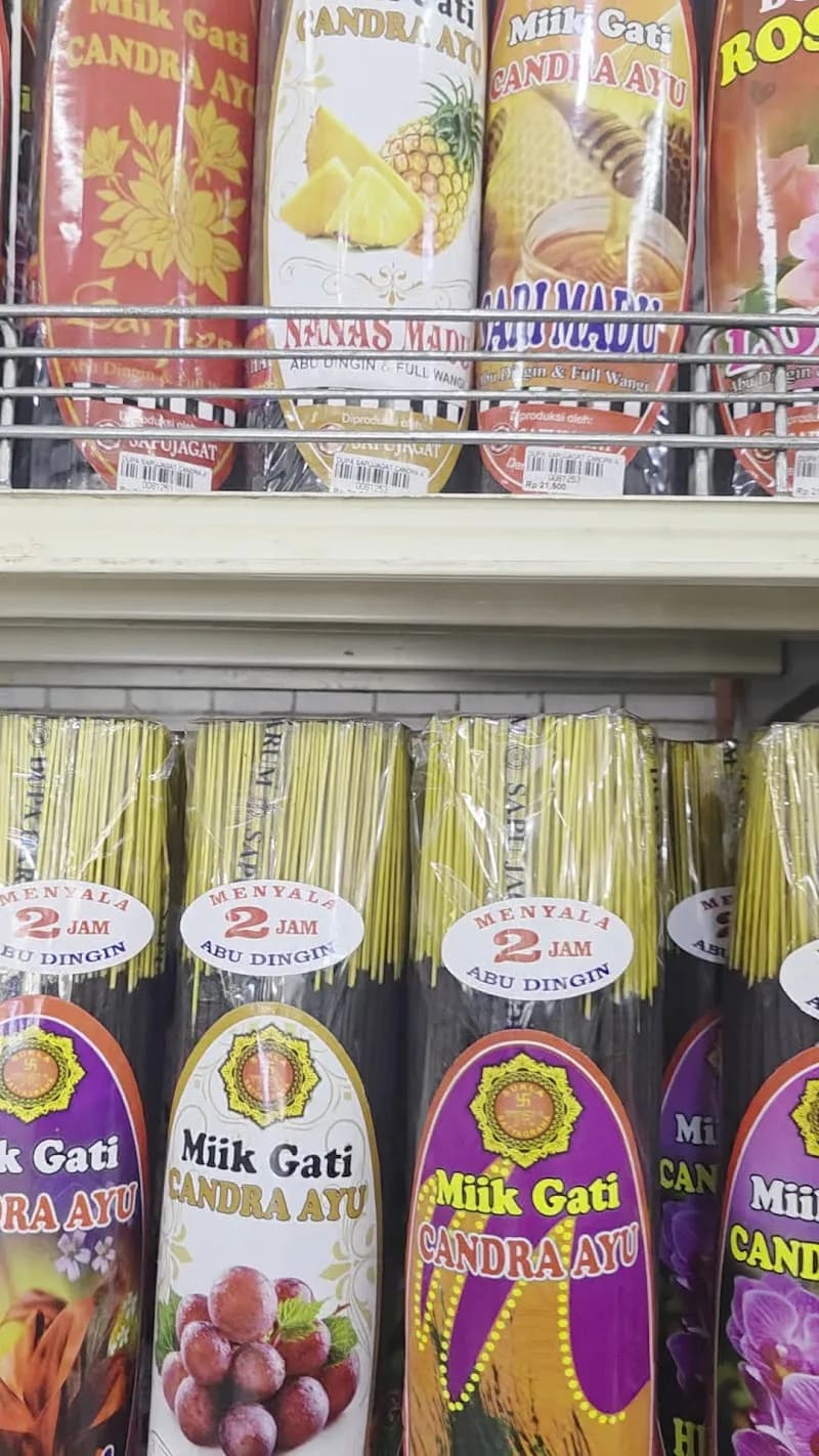 View of Gemini Supermarket in Candidasa, Bali