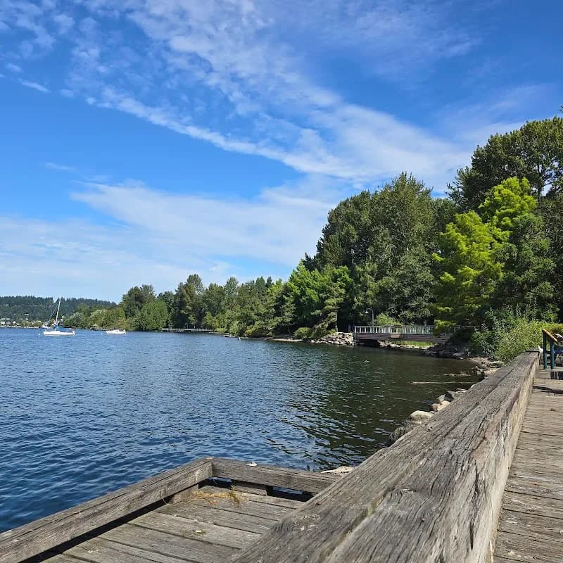 View of Gene Coulon Memorial Beach Park in Renton, WA