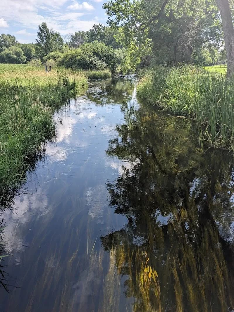 View of General Mills Nature Preserve in Golden Valley, MN
