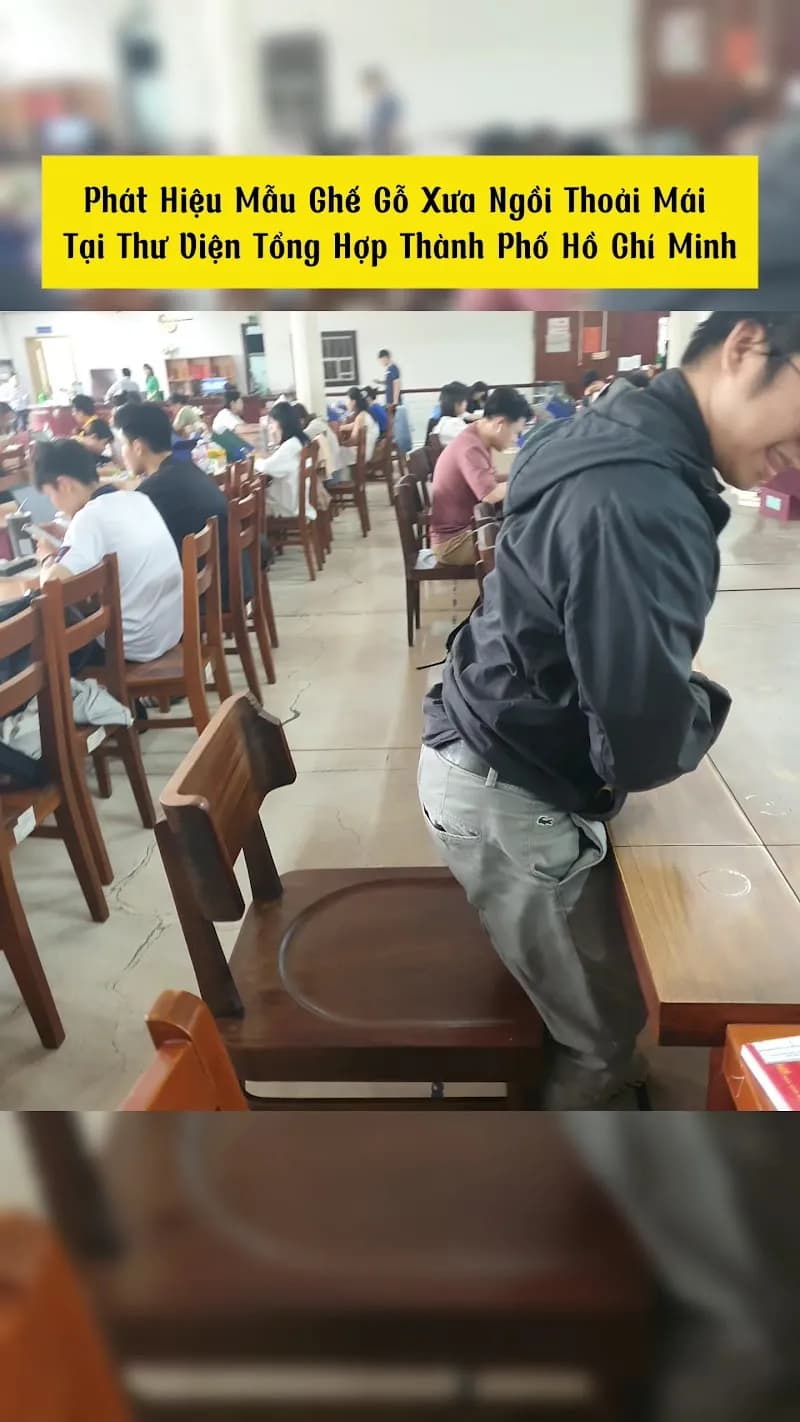 View of General Science Library of Ho Chi Minh City in Hoc Mon, HCMC