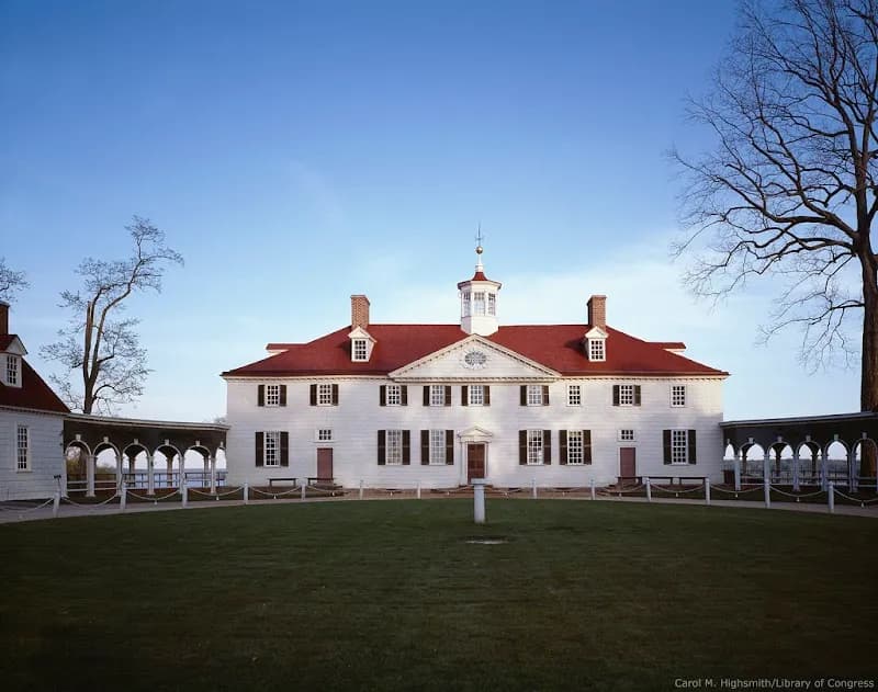 George Washington's Mount Vernon historical landmark in Alexandria, VA