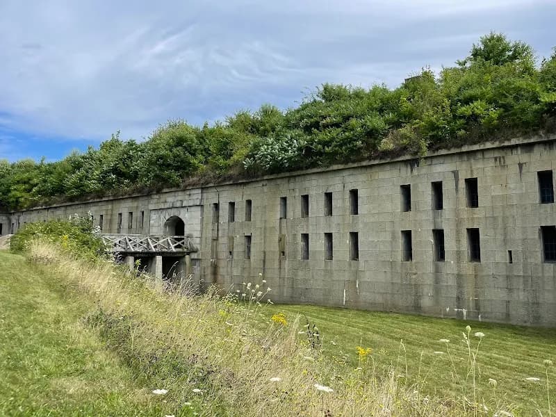 View of Georges Island in Boston, MA