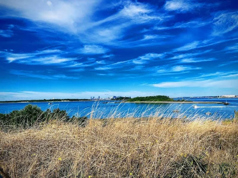 View of Georges Island in Boston, MA