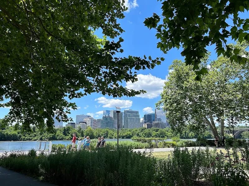 Georgetown Waterfront Park park in Washington DC, DC