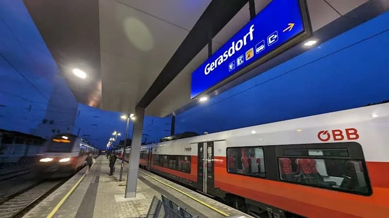 View of Gerasdorf Park in Gerasdorf bei Stockerau, VIE