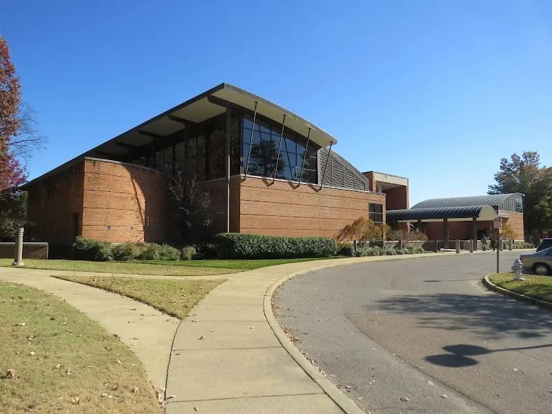 View of Germantown Community Library in East Shelby County, TN