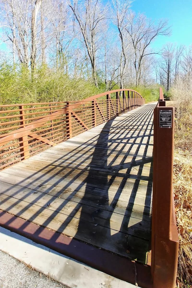View of Germantown Greenway in Germantown, TN