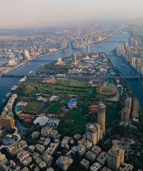 View of Gezira Island in Cairo, CAI