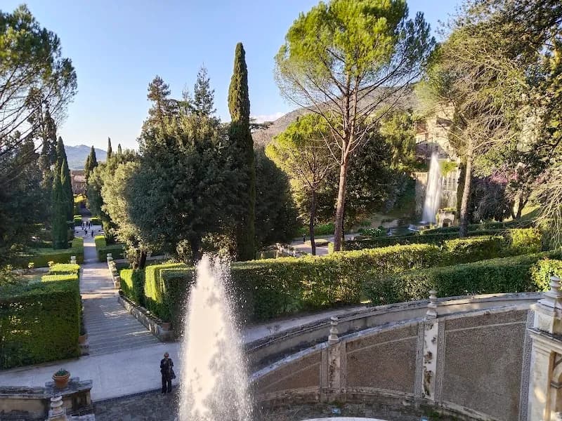 View of Giardini di Villa d'Este in Tivoli, Lazio