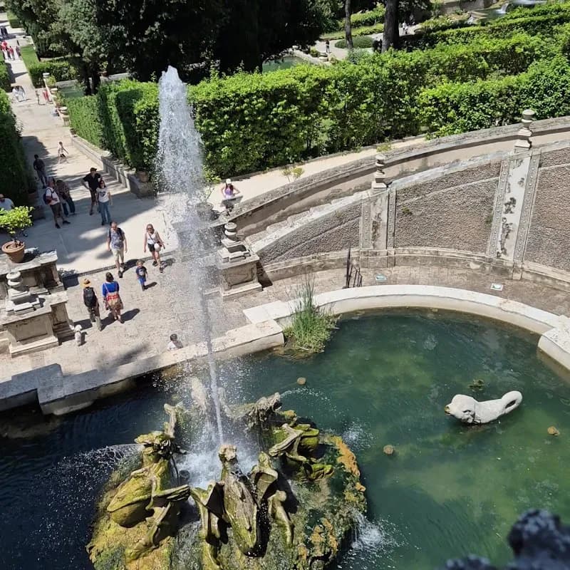 View of Giardini di Villa d'Este in Tivoli, Lazio