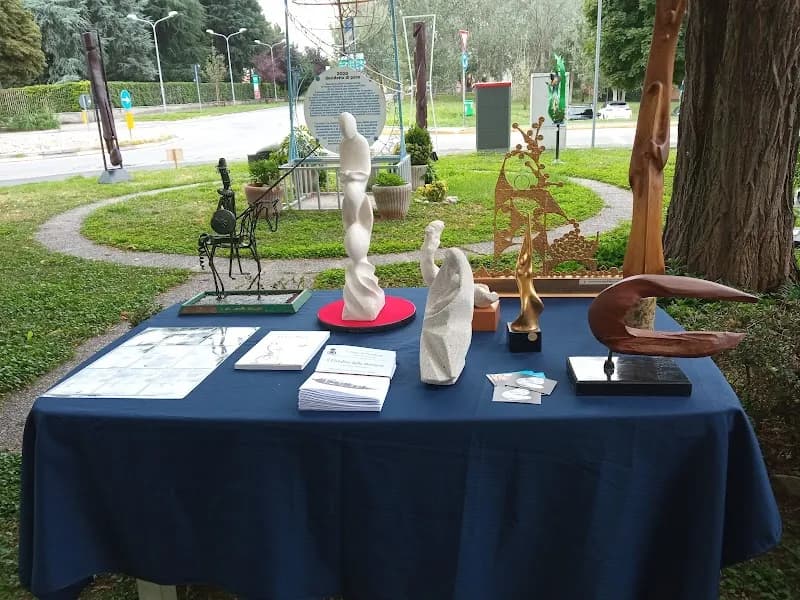 View of Giardino della Memoria in Nova Milanese, Lombardy