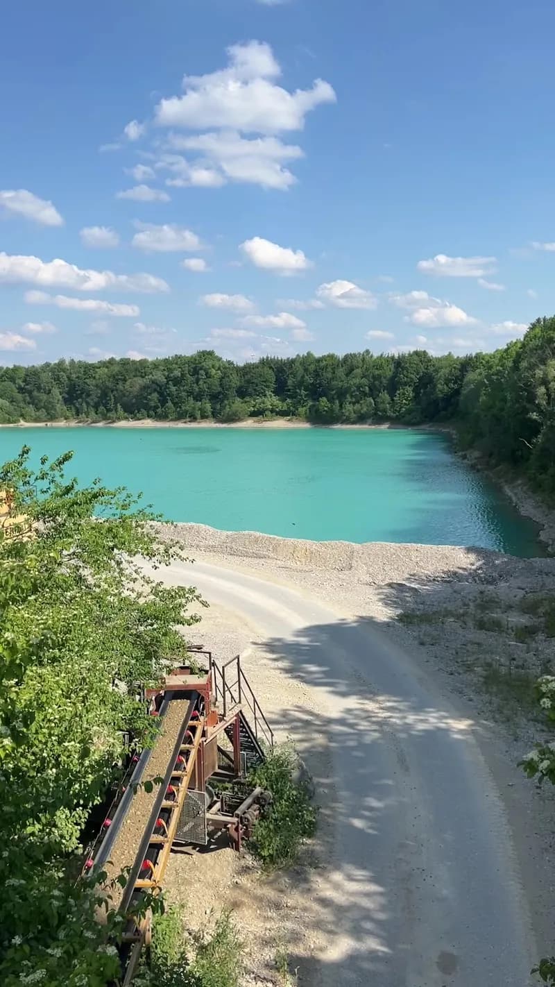 View of Gilchinger See in Gilching, BY