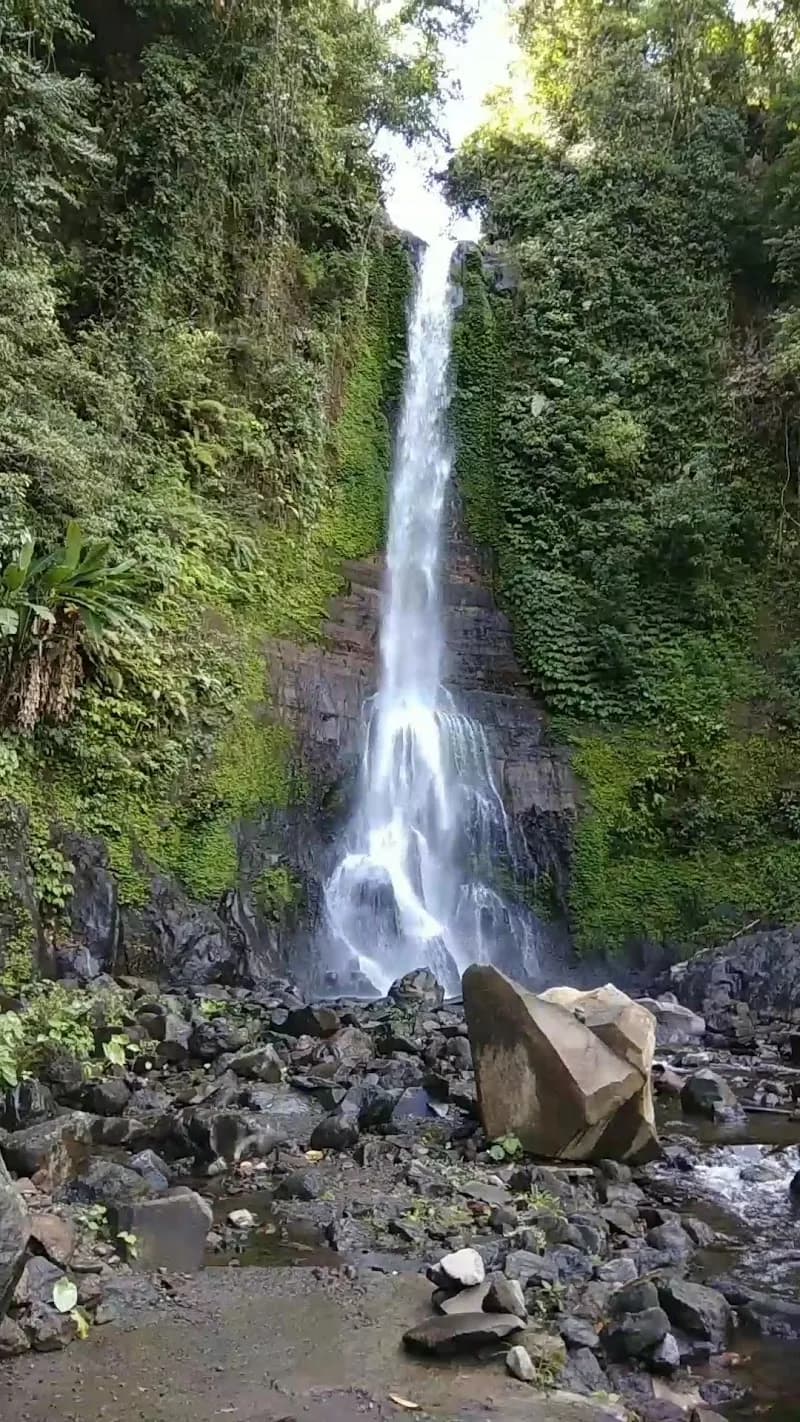 View of Gitgit Waterfall in Lovina, Bali