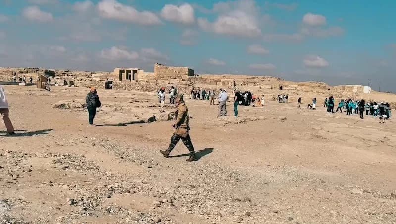 View of Giza Necropolis in Giza, Cairo
