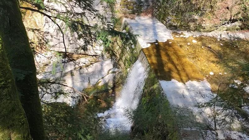 View of Glasenbachklamm in Elsbethen, Salzburg