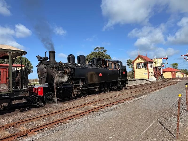View of Glenbrook Vintage Railway in Waiuku, AKL