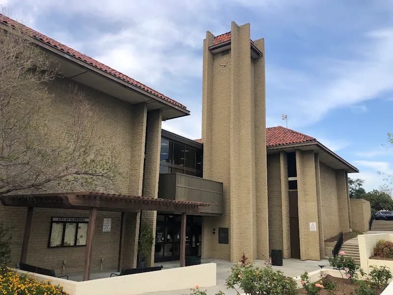 View of Glendora Public Library in Glendora, CA
