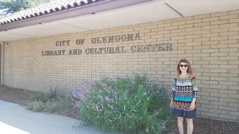View of Glendora Public Library in Glendora, CA