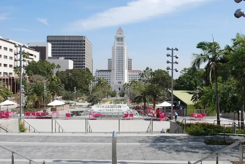 View of Gloria Molina Grand Park in Los Angeles, CA