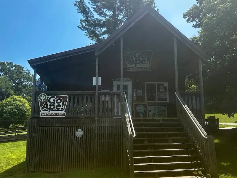 View of Go Ape Zipline and Adventure Park in Gaithersburg, MD