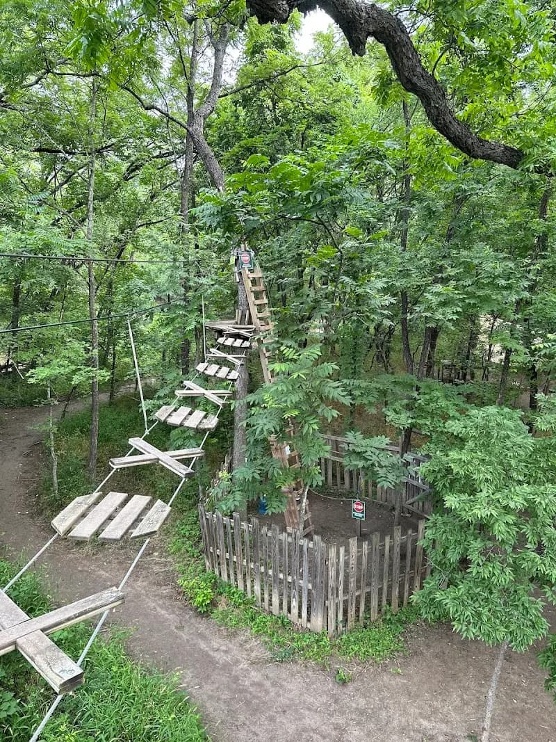View of Go Ape Zipline and Adventure Park in Plano, TX