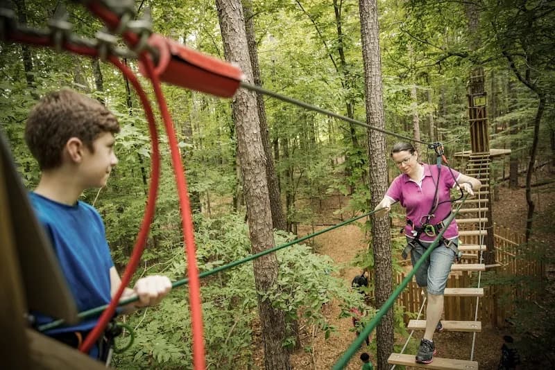 Go Ape Zipline and Adventure Park adventure sports center in Williamsburg, VA