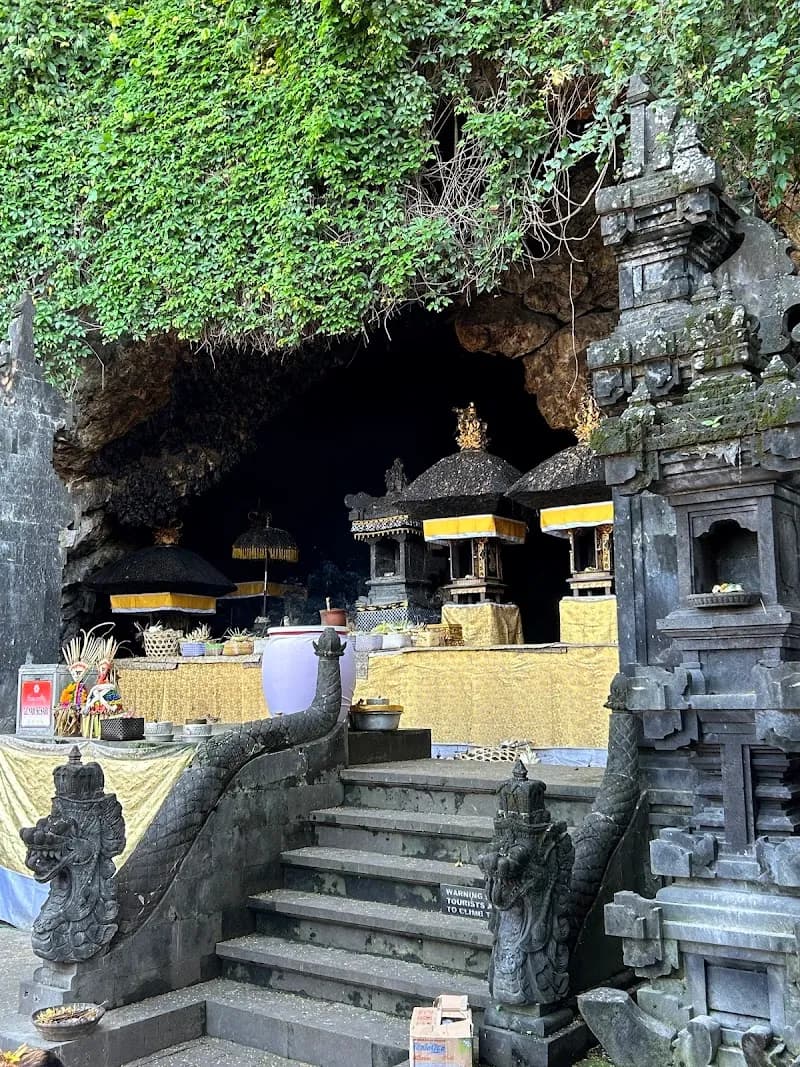 View of Goa Lawah Temple in Klungkung, Bali