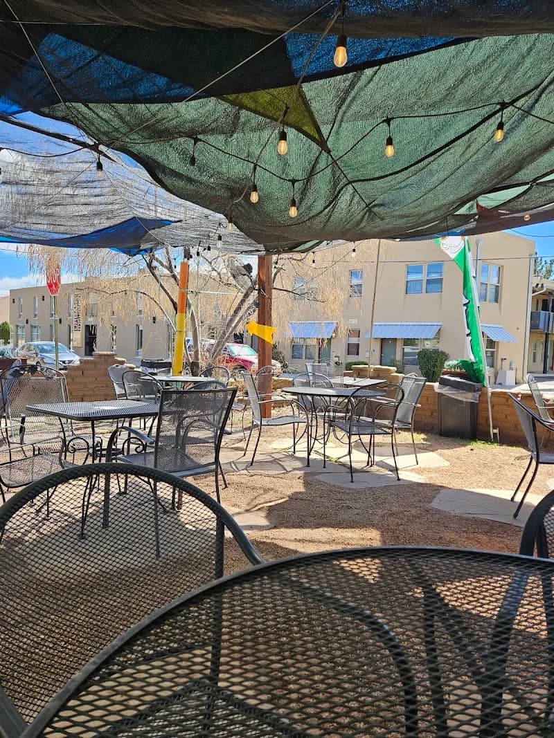 View of Golden Crown Panaderia in Old Town, NM