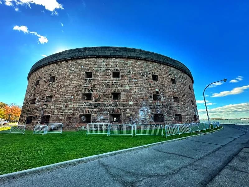 View of Governors Island in New York City, NY