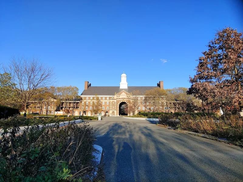 View of Governors Island in New York City, NY