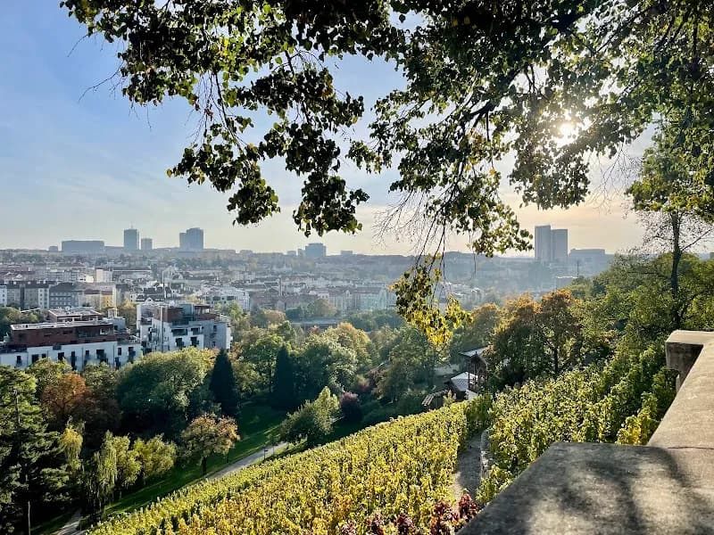 View of Grébovka (Havlíčkovy sady) in Žižkov, CZ
