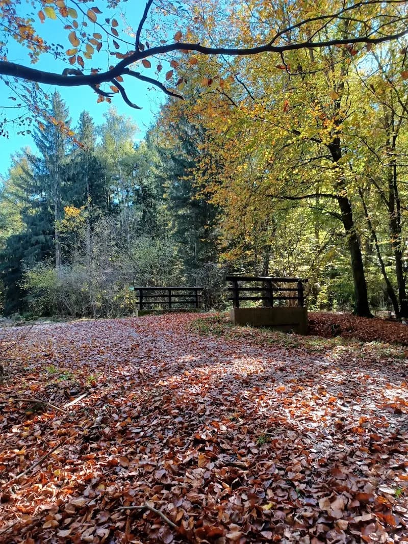 View of Grünwalder Spielplatz in Grünwald, BY