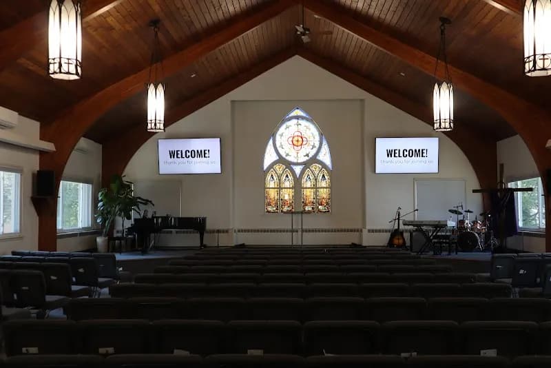 View of Grace Evangelical Free Church in Stamford, CT