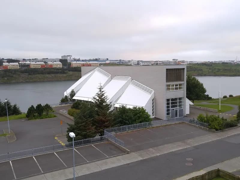 View of Grafarvogskirkja in Grafarvogur, CR