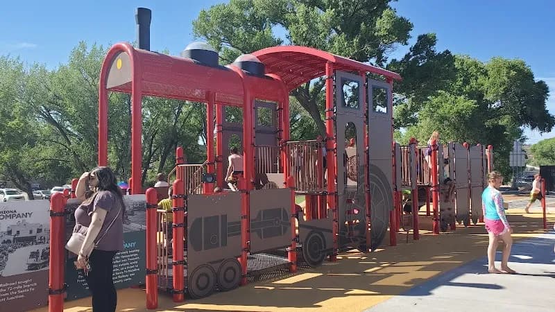 Granite Creek Splash Pad park in Prescott, AZ