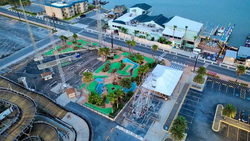 View of Gravity Park in South Padre Island, TX