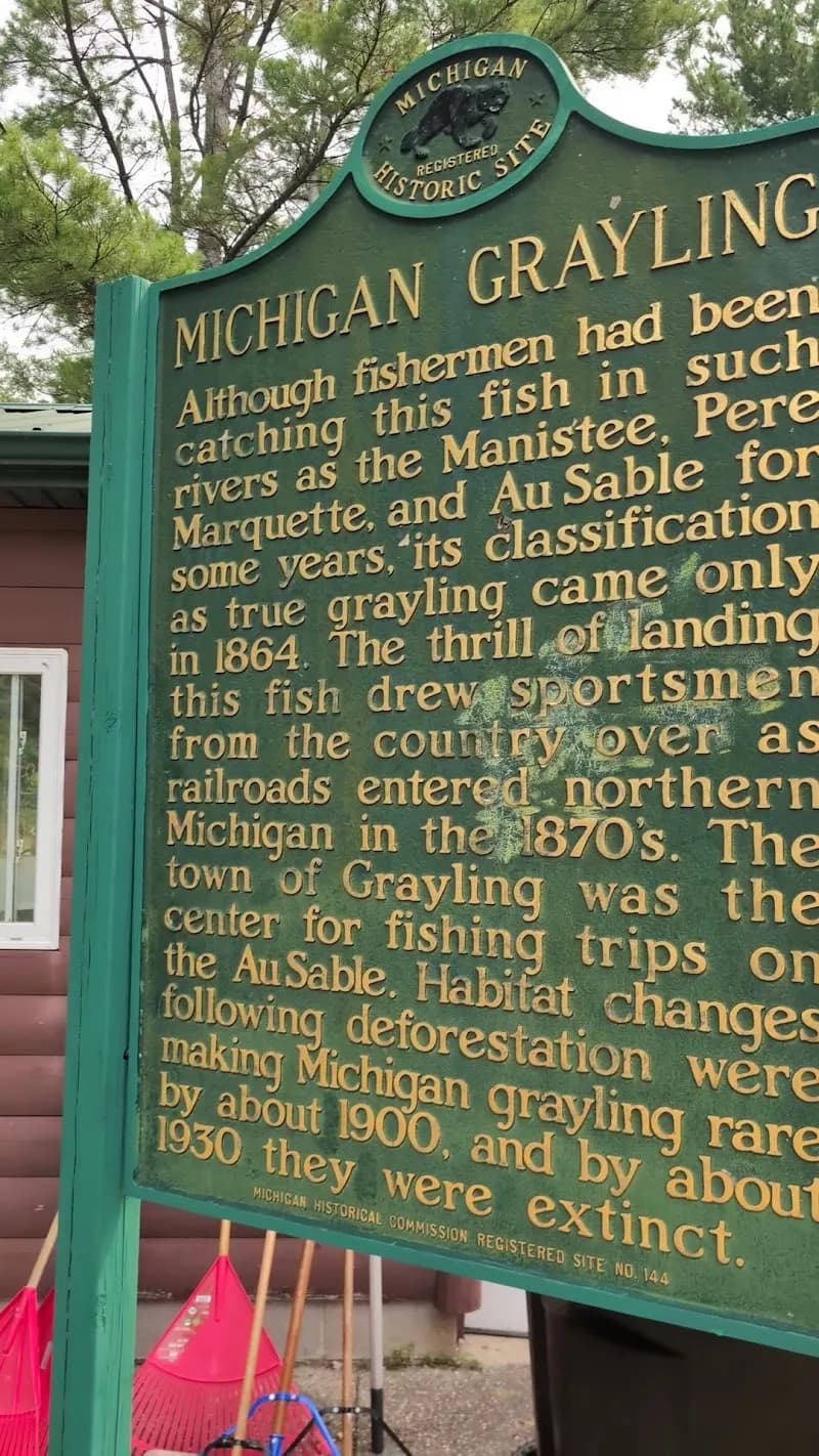 View of Grayling Fish Hatchery in Alanson, MI