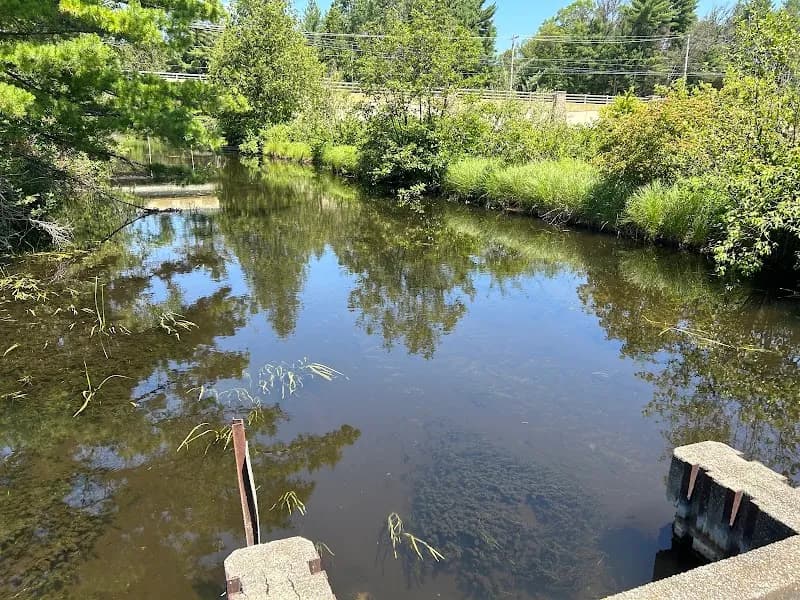 View of Grayling Fish Hatchery in Alanson, MI