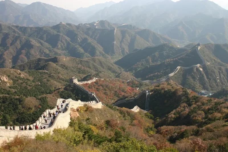 View of Great Wall of Badaling in Changping District, Beijing