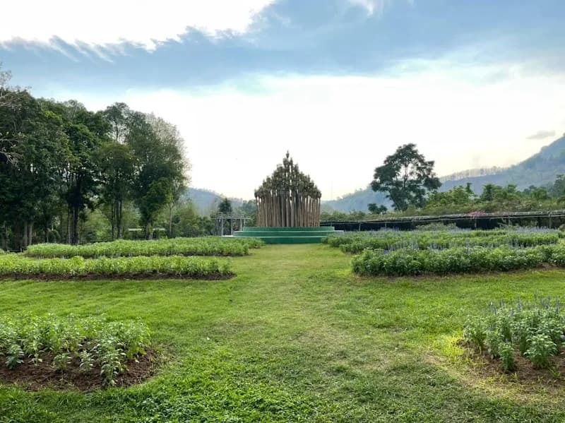 View of Green Jungle Park in Luang Prabang, LP