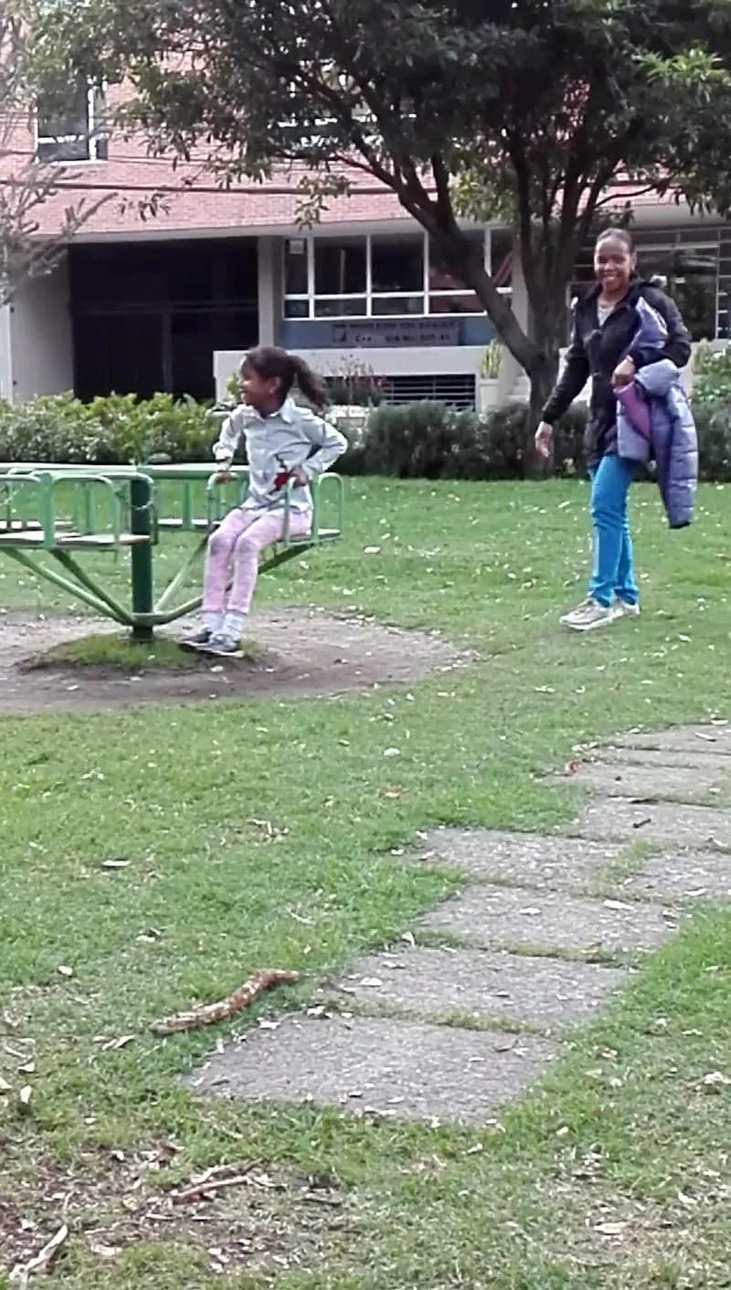 View of Green Zone Barrio El Chico in Barrios Unidos, CD