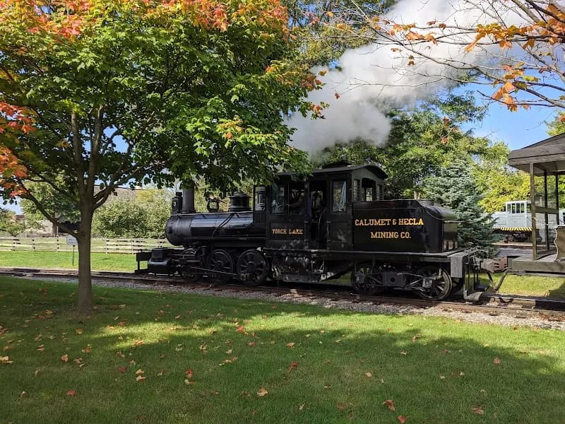View of Greenfield Village in Dearborn, MI