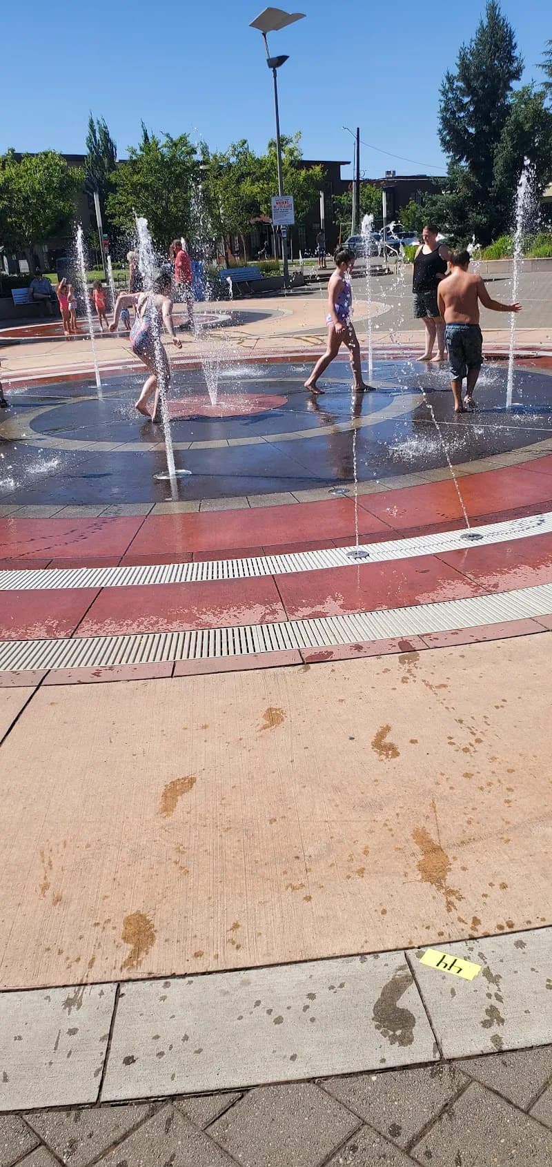 View of Gresham Center for the Arts Plaza in Gresham, OR