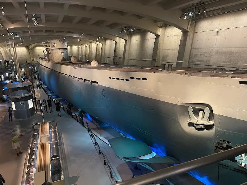 Griffin Museum of Science and Industry tourist attraction in Chicago, IL