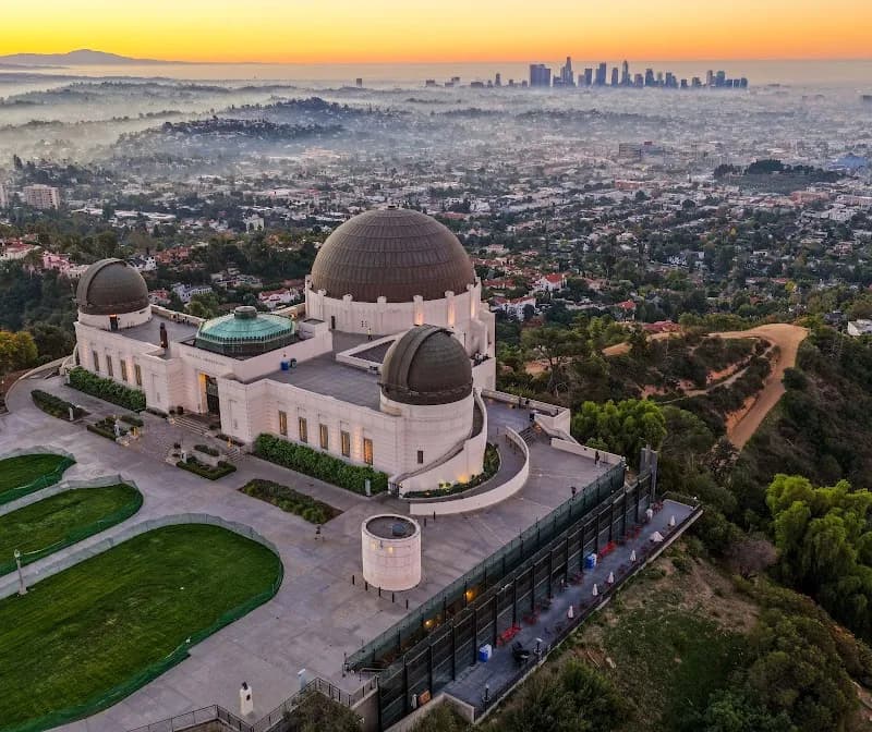 Griffith Observatory tourist attraction in Los Angeles, CA