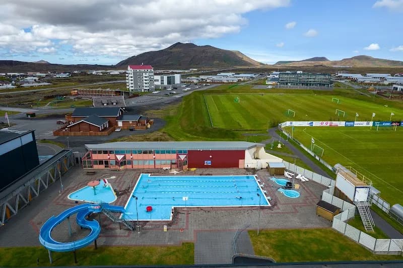 View of Grindavík Hot Spring Pool in Reykjanesbær, CR