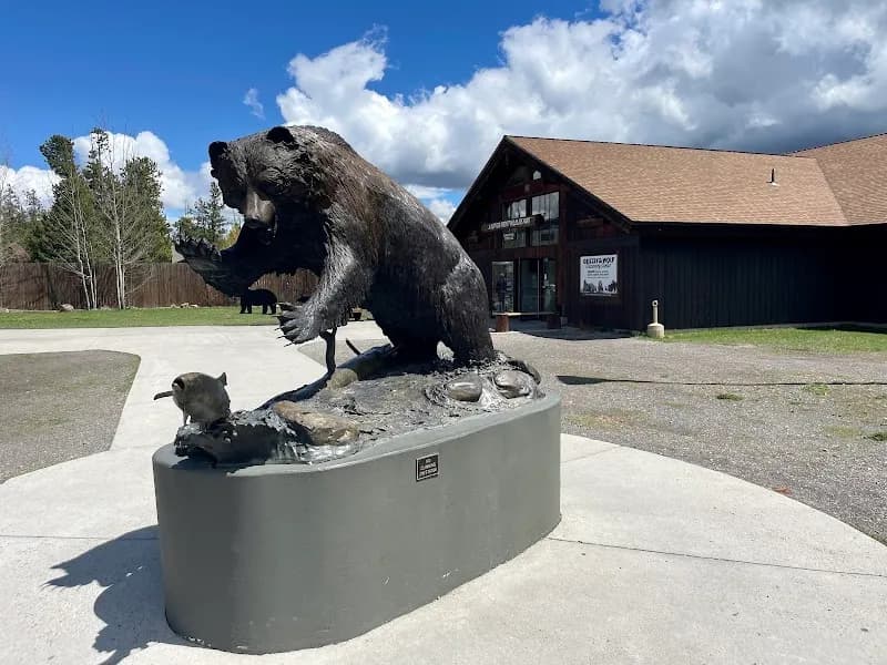 View of Grizzly & Wolf Discovery Center in West Yellowstone, MT